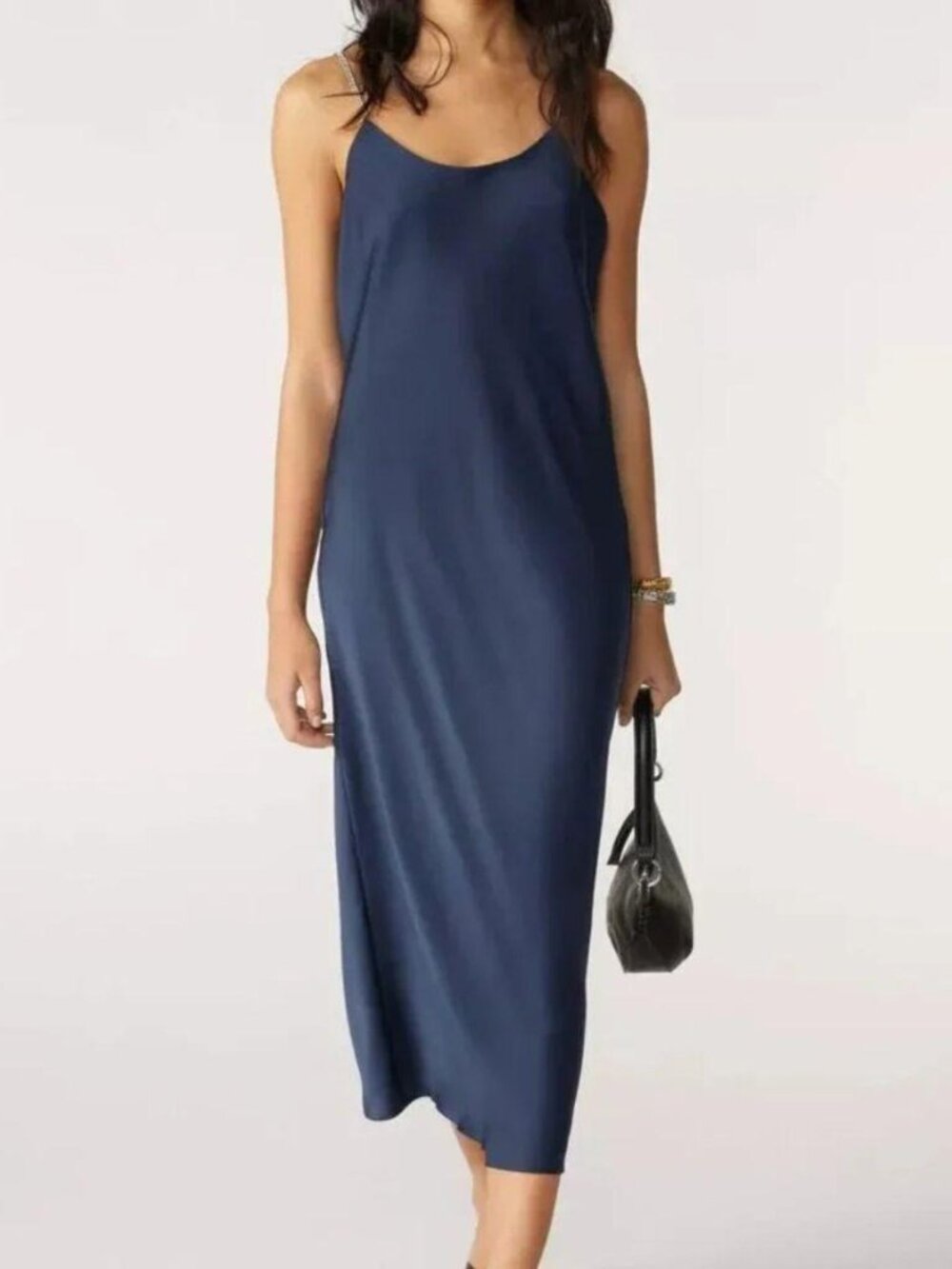 ba&sh Slip Dress in Navy